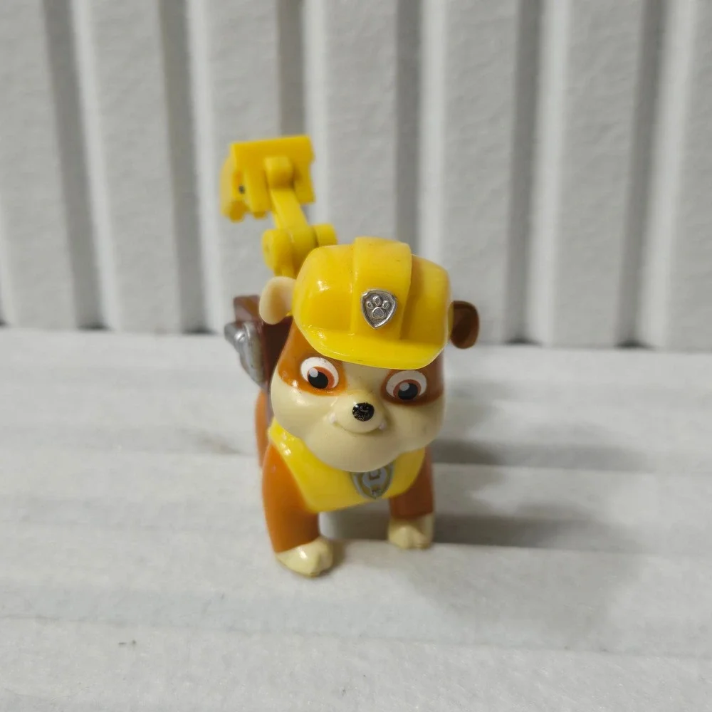 Paw Patrol Rubble and Skye Action Figure Set Yellow Construction Pink Pilot Toy‎